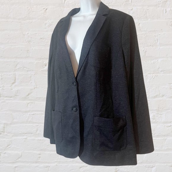 TALBOTS New  Sz 18W Aberdeen 2 Button Stretch Blazer Lined Jacket  Career   $179 - Picture 1 of 10